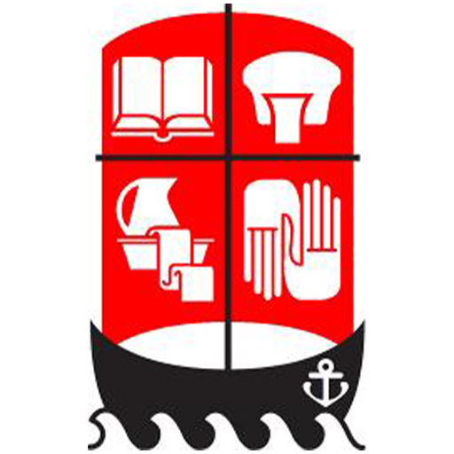 Landmark Free Will Baptist Church logo in red